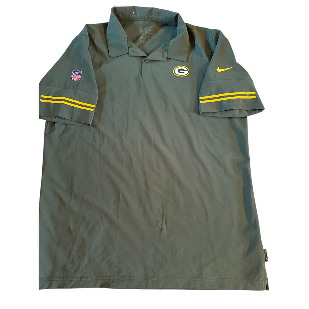 GREEN BAY PACKERS, NFL ON FIELD APPAREL shirt - LARGE, NIKE
